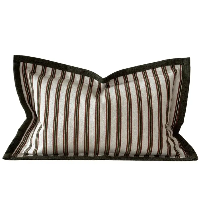 global.PRODUCT_IMAGE_MAIN Fleur Putetrekk Terracotta Striper 30*50cm