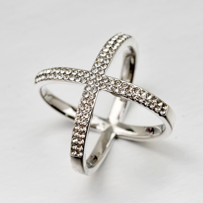 global.PRODUCT_IMAGE_MAIN Bandana ring kryss Sølv